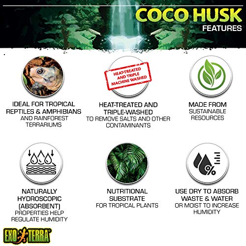 Exo Terra Coco Husk, 7.2-Quart (Packaging May Vary) (Pack of 2) - size: 7.2 QT (Pack of 2)