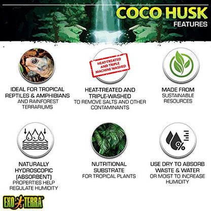 Exo Terra Coco Husk, 3.6-Quart - size: 3.6 QT