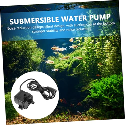 Compact Aquarium Pump Submersible Fish Tank Pond Pump for Small to Medium Size Water Features