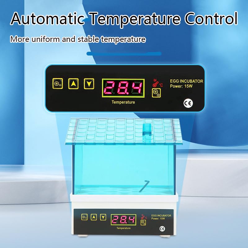 4 Egg Incubator, Incubators for Hatching Eggs, Mini House with Automatic Humidity Control Digital Professional for Hatching Duck Bird Quail Eggs
