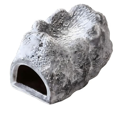 Exo Terra Wet Rock Moisture Retaining Ceramic Reptile Cave, Small - size: us size s