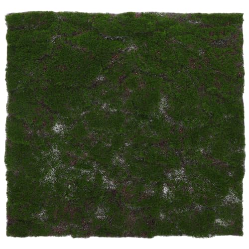 Artificial Moss Grass Turf Mat 30cm X 30cm Green Moss Patch for Terrarium Bonsai Reptile Habitat Indoor Decorative Faux Moss Carpet