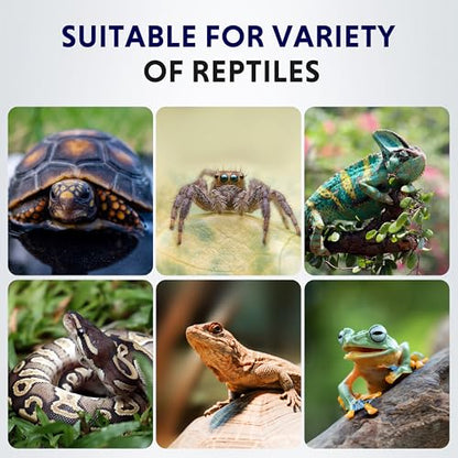 iPower 8 by 18 Inch 24W Reptile Heating Pad with Adjustable Thermostat, Under Tank Warmer Terrarium Heat Mat for Turtles/Snakes/Lizards/Frogs, and Other Reptiles - size: 8" x 18", style: Heat Pad - New