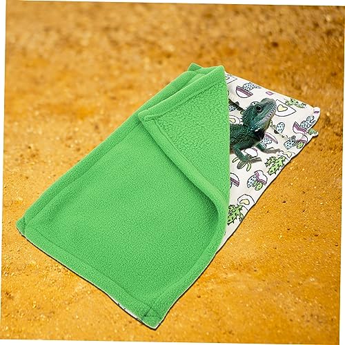 Portable Reptile Sleep Bag Thermal Blanket Pillow Bearded Dragon Mat Reptile Liner Easy Wash m