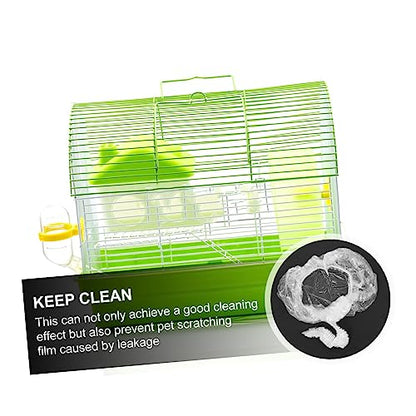 50pcs Rabbit Cage Film Cover Bunny Cage Tray Liner Rabbit Cage Liners Guinea Pig Cage Liner Bag Guinea Pigs Diapers Mat Terrarium Reptile Cage Tray Film Pet Drawer Plastic