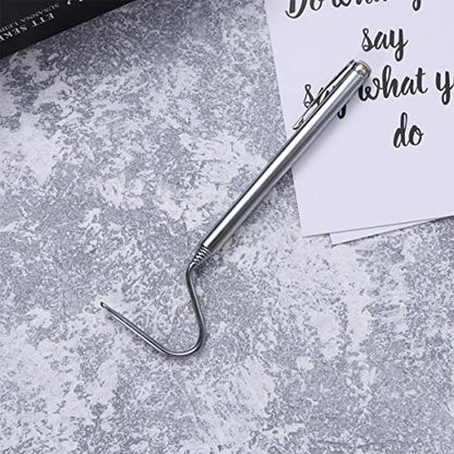 Happyyami Tool Snake Hook Grabber Adjustable Snake Ring Catcher Stick Handheld Up for Catching Controlling Moving Telescoping Pole with Hook Grabber