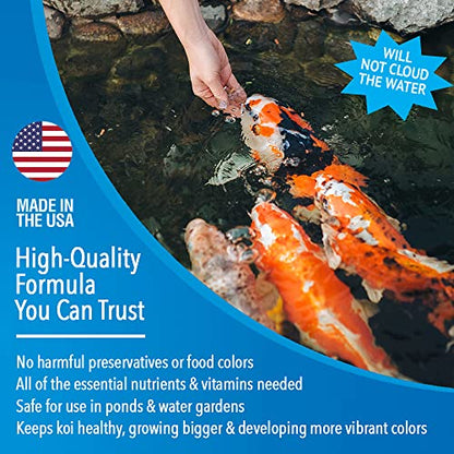 Microbe-Lift MLLSPMD Sinking Fish Food Pellets for Ponds, Water Gardens, and Fountains, for Live Goldfish and Koi, 3 Pounds - size: 3 Pound (Pack of 1)
