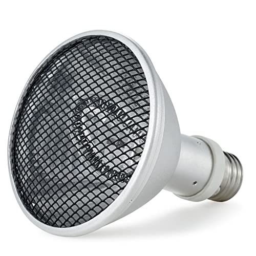 Deep Heat Projector Reptile Heat Lamp Bulb (DHP 75W, PAR30), Basking Light for Bearded Dragon & Leopard Gecko, Carbon Infrared Heater for Amphibian Pet