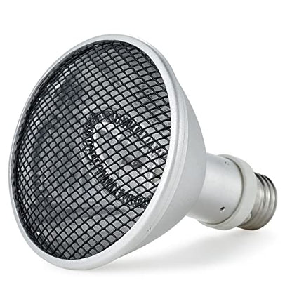 Deep Heat Projector Reptile Heat Lamp Bulb (DHP 75W, PAR30), Basking Light for Bearded Dragon & Leopard Gecko, Carbon Infrared Heater for Amphibian Pet