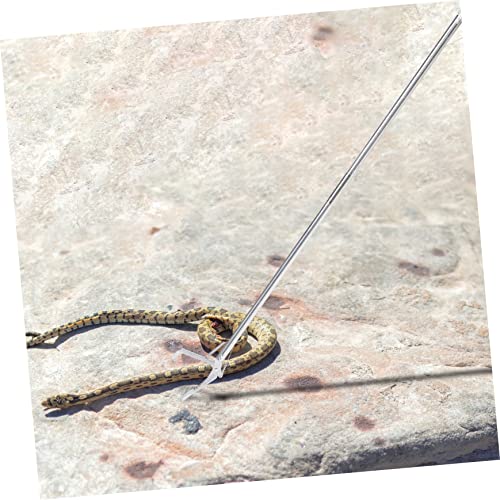 Stainless Steel Snake Grabber Tool Folding Snake Tongs Lock Safe and Practical for Garden and Outdoor Use