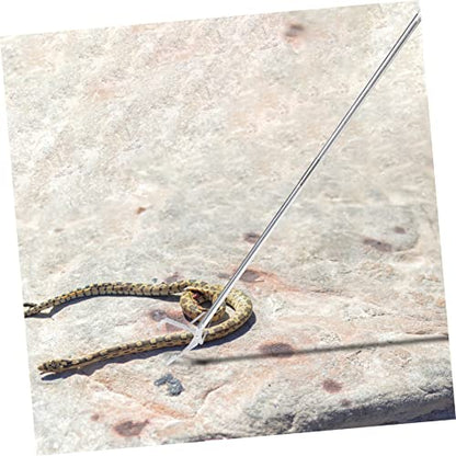 Stainless Steel Snake Grabber Tool Folding Snake Tongs Lock Safe and Practical for Garden and Outdoor Use