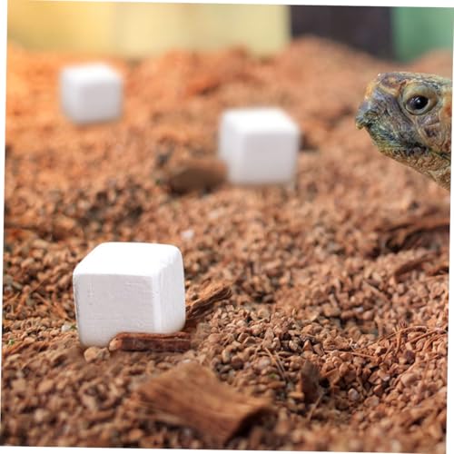 Abaodam 30pcs Reptile Mineral Rocks for Turtles Tortoises Lizards Frogs Supplements for Aquatic Semi Aquatic Pets Growth Vitality Water Quality Stability