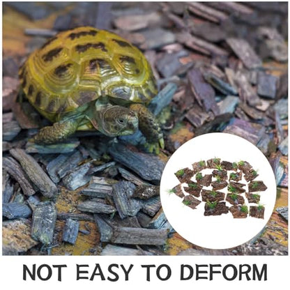 GANAZONO 20pcs Natural Cork Bark Reptile Background for Terrarium Tree Bark Platform and Hideout for Lizards Snakes Turtles Reptile Tank Decor with Climbing and Shelter Features