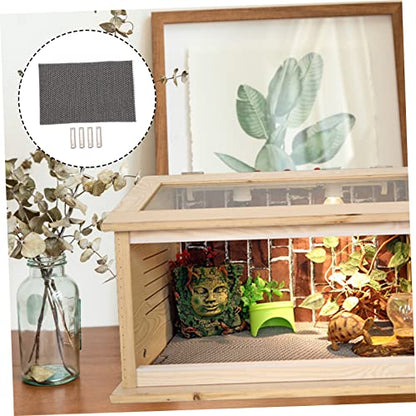 Garneck Waterproof Humidity Mat for Reptile Cage 3-in-1 Turtle Lizard Carpet Liner PET Bedding Substrate for Terrarium for Snakes and Tortoises