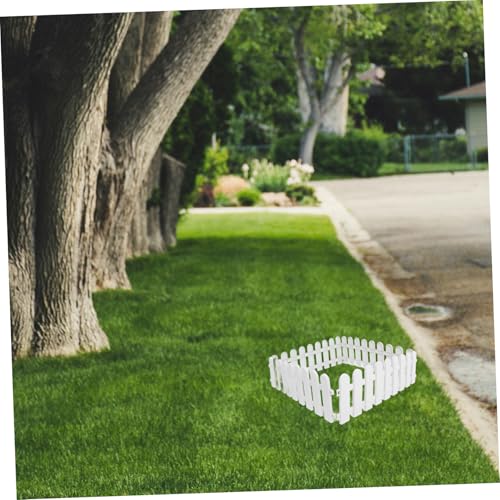 ibasenice Outdoor Tortoise Enclosure 4-Piece PET Safety Fence Plastic Isolation Panels for Reptiles Rabbit Small Animals for Sunbathing Grazing