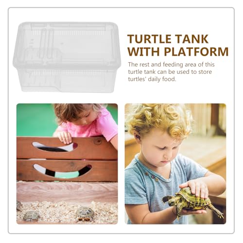 Transparent Portable Reptile Breeding Box with Breathable Holes Clear Insect Enclosure for Lizards Snakes Spiders and Frogs Small Reptile Habitat for Feeding and Observation