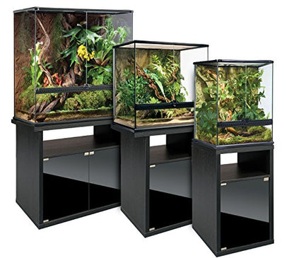 Exo Terra Terrarium Cabinet, Small - Reptile and Amphibian Terrarium Stand - Measures 17.88 W x 17.88 D x 27.75 H Inches - size: 18 Inches
