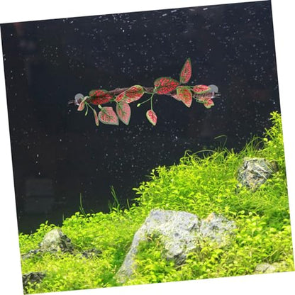 UPKOCH Reptile Climbing Branch Decor: Jungle Vine with Suction Cup Bendable Terrarium Plant for Bearded Dragon Gecko Frogs Snake Chameleons Cage Accessories