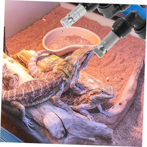GANAZONO Reptile Landscape Spray Nozzle Durable Misting System for Garden Terrariums Easy Install Disassemble Fine Mist Coverage for Crawling Pets Plants
