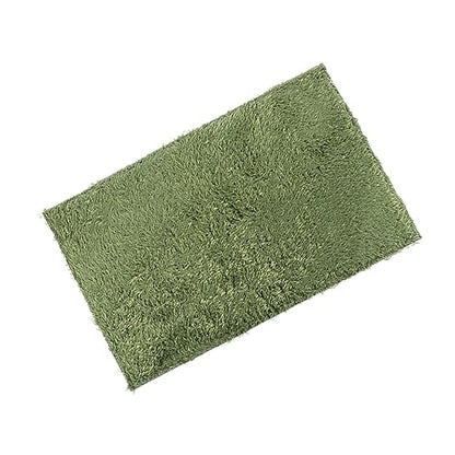 ORFOFE Artificial Lawn Mat for Reptile Box Snake Habitat Accessories Moss Terrarium Decor Gecko Tank Pad Lizard Tank Accessories Double-Sided Water Absorption