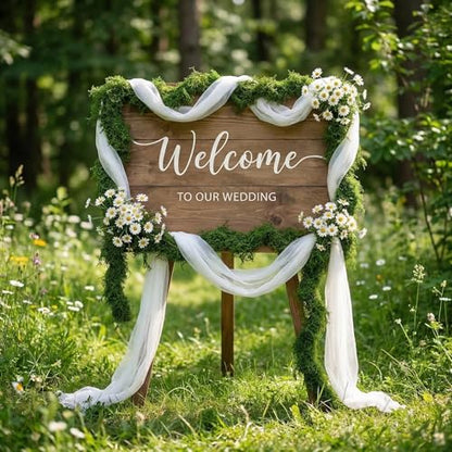 2PCS 55 inch Artificial Fake Moss Green Vines for Home Commercial Office Hanging Reptile Moss wall Decor Wedding Event Halloween Christmas Easter wall Art Decorating