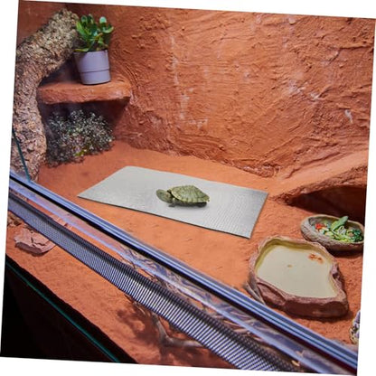 PRETYZOOM 2pcs Reptile Heating Pad with 38w Waterproof Reflective Thermal Mat for Terrarium Heat, Propagator Heat Mat Suitable for Snakes, Turtles, Geckos, and Amphibians Winter Warming