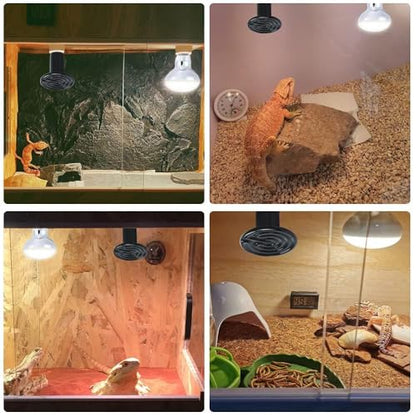 LUCKY HERP Reptile Heat Lamp - 75W Ceramic Heat Emitter Reptile Heat Lamp Bulbs (1 Pack), No Light Ceramic Heat Bulb, Heat Lamp for Reptiles Amphibian Chicken Pet Brooder Coop Lizard Turtle - color: Ceramic Heat Emitter, size: 75W 1-Pack