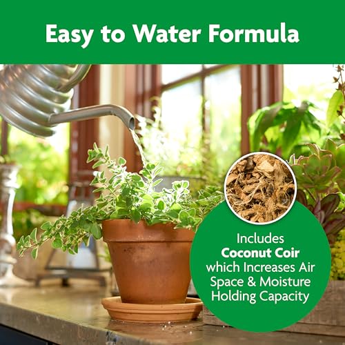 Miracle-Gro Indoor Potting Mix, Blended for a Variety of Houseplants, Feeds for up to 6 Months, 6 qt. - size: 6 qt.