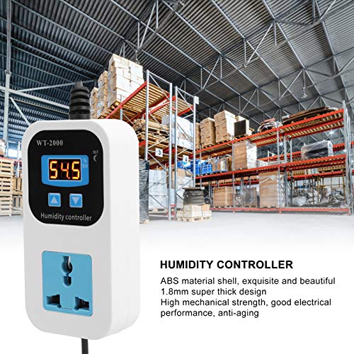 Digital Humidity Controller, 0%~99% RH Humidity Controller Suitable for Fermentation Home Brewing Beer(US)
