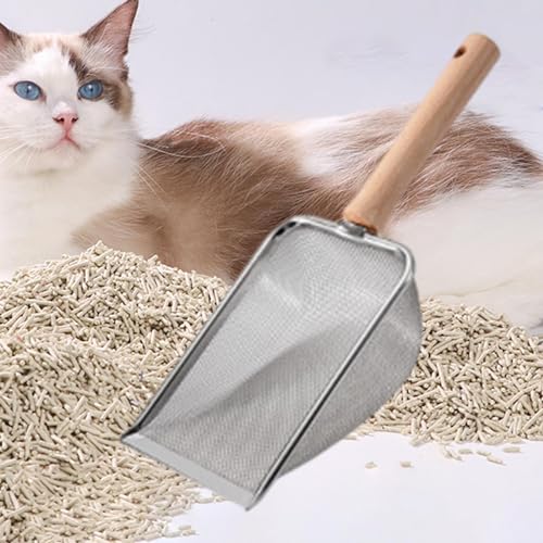 Cat Litter, Pet Strainer, Portable Kitten Litter, Deep Tank with Handle, Litter Tray, mesh 1x1mm