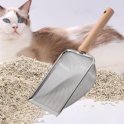Cat Litter, Pet Strainer, Portable Kitten Litter, Deep Tank with Handle, Litter Tray, mesh 1x1mm