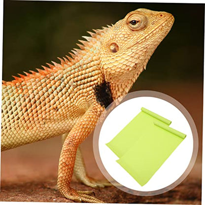 Garneck 2pcs Reptile Carpet Mat and Washable Substrate for Terrarium Bedding for Snakes Lizards Turtles and Bearded Dragons Non-Adhesive Design - size: 150X30CM
