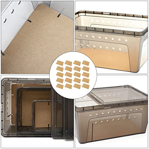 WOONEKY 1pack Reptiles Raising Box Cushion Paper and Reptile Mat for Clean Habitat for Lizards Snakes and Other