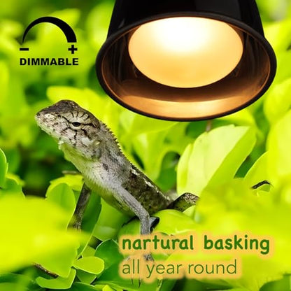 75W 2-Pack Reptile Basking Heat Bulb, UVA Daylight Heat Lamp Bulbs for Bearded Dragons, Turtles, Snakes, Lizards & Amphibians - Provides Infrared Heat Output & Sunlight Simulation Heating Light - style: 75W Daylight
