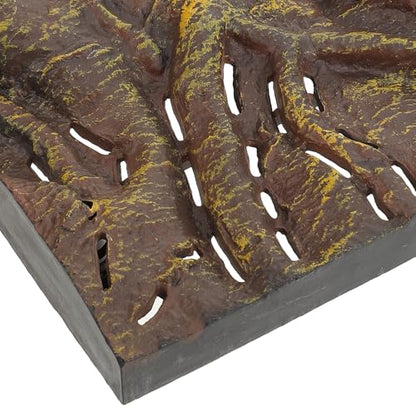NUOBESTY Reptile Tank Background Board Waterproof 3D Aquarium Decorative Bark Effect Panel Corrosion Resistant for Terrarium Habitat and Fish Tank Decoration