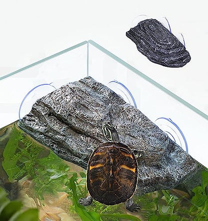 YZHZOM Turtle Basking Platform with Suction Cups, Floating Resting Terrace for Frogs, Terrapins and Tortoises