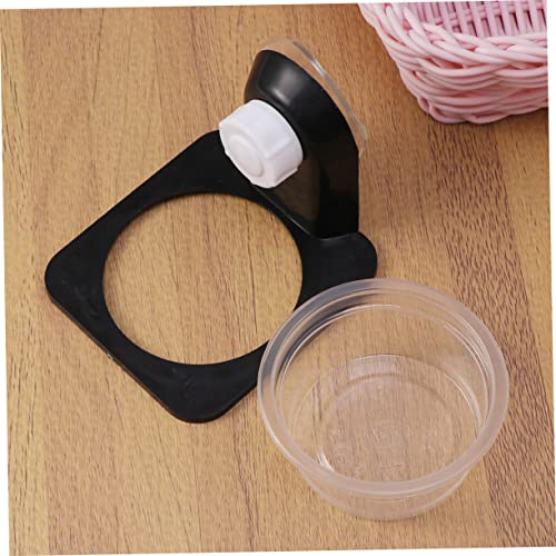 BESPORTBLE 3pcs Reptile Food Tray Water Dish Suction Cup Feeder for Tortoise Lizard Easy Installation - size: Size 4