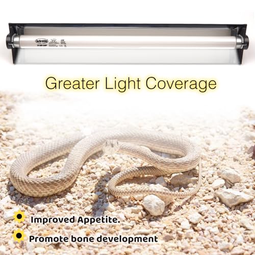T8 UVB Reptile Light Kit, 15W UVB Light Fixture and 10.0 UVB Lamp Bulb Kit, for Desert-Dwelling Reptiles, Bearded Dragon UVB Light 18 inches - size: 15W UVB10.0 T8 KIT