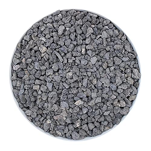 Boniosz 5lb Black Horticultural Lava Rock Soil Additive for Cacti, Vase Fillers, Succulents and Terrarium Plants - No Dyes or Chemicals - 100% Pure Volcanic Rock - color: Black Lava Rocks, size: 5lb
