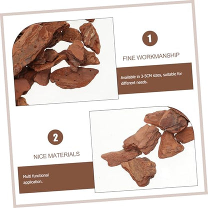 BESPORTBLE 1bag Natural Reptile Tank Decor Cypress Mulch Bark Chips Liner for Rainforest Habitat