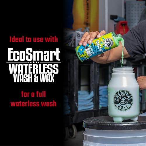 Chemical Guys HOL401 Eco Friendly Drought Buster Waterless Car Wash & Wax Kit, 8 Items - style: EcoSmart Drought Buster Kit