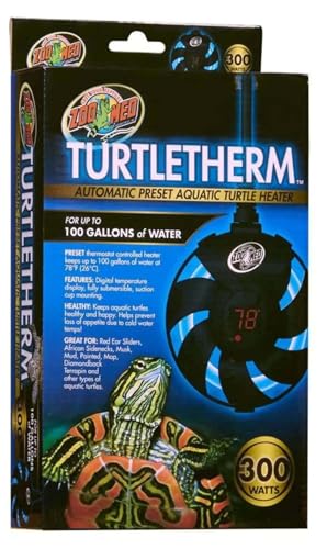 Zoo Med TURTLETHERM Automatic Preset Aquatic Turtle Heater (Up to 100 Gallons) 300 Watt - size: 300 WATT