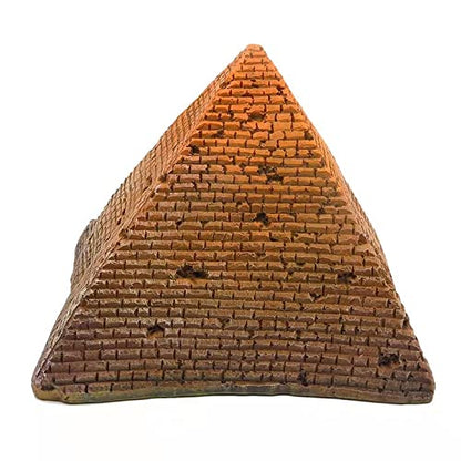 Large Pyramid Aquarium Landscaping Fish Hideout 5.5 inch Betta Fish Tank Exotic Decoration Gecko Snake Terrarium Decor Accessories