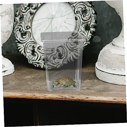 Toddmomy 3pcs Practical Enclosures for Tarantula Transparent Spider Breeder Boxes Ventilation for Small Animals Feeding Habitat for Reptiles and