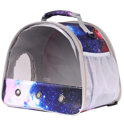 Bearded Dragon Travel Carrier, Guinea Pig Carrier Bag - Portable Small Animal Carrier Great for Bunny Lizard Hamster Hedgehog Outgoing Travel Carrying Case (Carrier - Blue) - color: Carrier - Blue