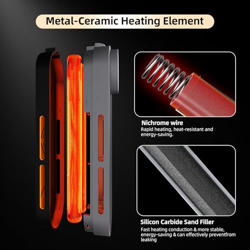 UPETTOOLS 50W Mini Aquarium Heater, Digital Fish Tank Heater | 5-10 Gal, External Controller, Explosion-Proof, Dry-Run Protection, Betta & Turtle - size: 50W（5-10Gallon）
