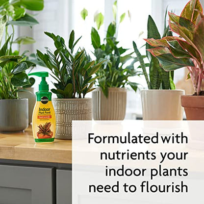 Miracle-Gro Indoor Plant Food, Liquid Plant Food for Houseplants, Snake Plants, Peace Lilies, Flowers, Vegetables, Herbs and More, 8 oz. - size: 1 Pack
