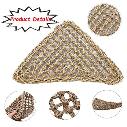 2 Pcs Chameleon Bowl (2.1" D*2.3" H) &3 Pack Bearded Dragon Hammock (11" L*8" W)