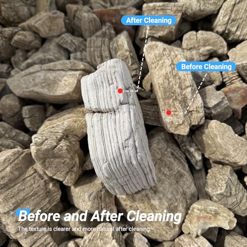 Aquarium Rocks 5lb Fish Tank Stone 2-5 inch Natural Pagoda Rocks for Aquascaping Landscaping Models Terrariums Reptile and Amphibian Enclosures-4-5Pcs - size: 5lb (2-5inch 4~5Pcs)