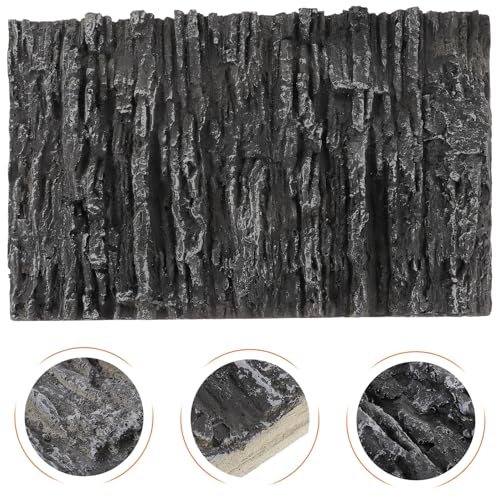 KESYOO Decorative 3D PU Rock and Waterfall Effect Terrarium Background, Reptile Tank and Fish Tank, Compact and Lightweight, Natural Decoration for Turtle Habitat